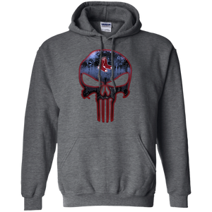 Boston Red Sox Baseball The Punisher Skull Hoodie Shirt