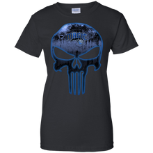 Load image into Gallery viewer, Orlando Magic Basketball The Punisher Skull T-Shirt For Women