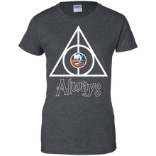 Load image into Gallery viewer, Deathly Hallows For New York Islanders And Harry Potter Fans T-Shirt For Women