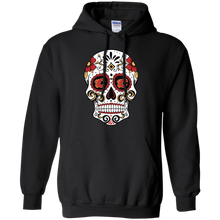 Load image into Gallery viewer, Calgary Flames Sugar Skull Hoodie Shirt
