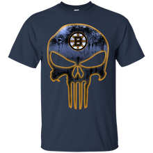 Load image into Gallery viewer, Boston Bruins Hockey The Punisher Skull T - Shirt For Men