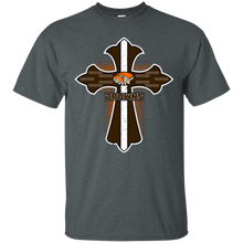 Load image into Gallery viewer, Cross Shirt For Jesus And Cleveland Browns Fans T - Shirt For Men