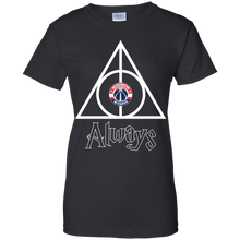Load image into Gallery viewer, Deathly Hallows For Washington Wizards And Harry Potter Fans T-Shirt For Women
