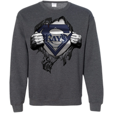 Load image into Gallery viewer, Shirt For Tampa Bay Rays And Superman Fans Sweatshirt