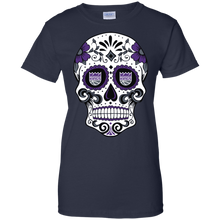Load image into Gallery viewer, Sacramento Kings Sugar Skull T-Shirt For Women