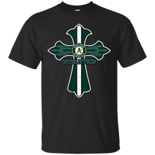Load image into Gallery viewer, Cross Shirt For Jesus And Oakland Athletics Fans T - Shirt For Men