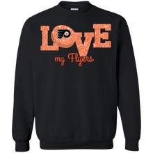 Load image into Gallery viewer, Glitter Love For Philadelphia Flyers Fans Sweatshirt
