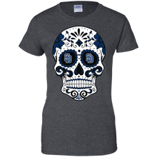 Load image into Gallery viewer, San Diego Padres Sugar Skull T-Shirt For Women