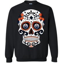 Load image into Gallery viewer, Edmonton Oilers Sugar Skull Sweatshirt