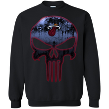 Load image into Gallery viewer, Miami Heat Basketball The Punisher Skull Sweatshirt