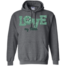 Load image into Gallery viewer, Glitter Love For Dallas Stars Fans Hoodie Shirt
