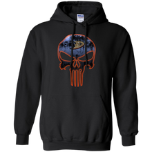 Load image into Gallery viewer, Anaheim Ducks Hockey The Punisher Skull Hoodie Shirt