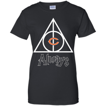 Load image into Gallery viewer, Deathly Hallows For Chicago Bears And Harry Potter Fans T-Shirt For Women