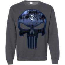 Load image into Gallery viewer, Tampa Bay Rays Baseball The Punisher Skull Sweatshirt