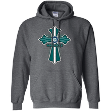 Load image into Gallery viewer, Cross Shirt For Jesus And Seattle Mariners Fans Hoodie Shirt
