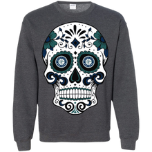 Load image into Gallery viewer, Seattle Mariners Sugar Skull Sweatshirt