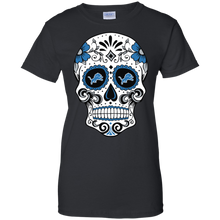 Load image into Gallery viewer, Detroit Lions Sugar Skull T-Shirt For Women