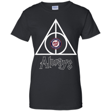 Load image into Gallery viewer, Deathly Hallows For Washington Nationals And Harry Potter Fans T-Shirt For Women