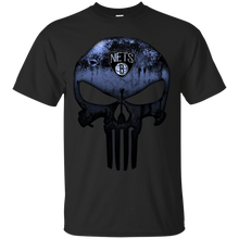 Load image into Gallery viewer, Brooklyn Nets Basketball The Punisher Skull T - Shirt For Men