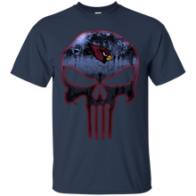 Load image into Gallery viewer, Arizona Cardinals Football The Punisher Skull T - Shirt For Men