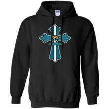 Load image into Gallery viewer, Cross Shirt For Jesus And Jacksonville Jaguars Fans Hoodie Shirt