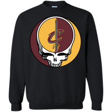 Load image into Gallery viewer, Cleveland Cavaliers Basketball Grateful Dead Steal Your Face Sweatshirt