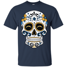 Load image into Gallery viewer, Los Angeles Chargers Sugar Skull T - Shirt For Men