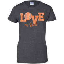 Load image into Gallery viewer, Glitter Love For San Francisco Giants Fans T-Shirt For Women