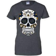Load image into Gallery viewer, Notre Dame Fighting Irish Sugar Skull T-Shirt For Women