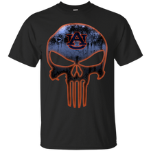 Load image into Gallery viewer, Auburn Tigers Football The Punisher Skull T - Shirt For Men