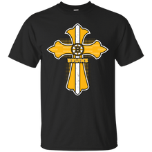 Load image into Gallery viewer, Cross Shirt For Jesus And Boston Bruins Fans T - Shirt For Men