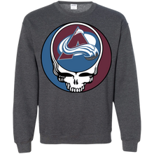 Load image into Gallery viewer, Colorado Avalanche Hockey Grateful Dead Steal Your Face Sweatshirt