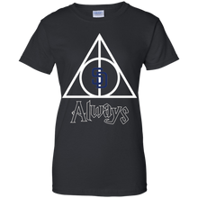 Load image into Gallery viewer, Deathly Hallows For San Diego Padres And Harry Potter Fans T-Shirt For Women