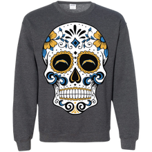 Load image into Gallery viewer, Los Angeles Chargers Sugar Skull Sweatshirt
