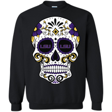 Load image into Gallery viewer, Lsu Tigers Sugar Skull Sweatshirt