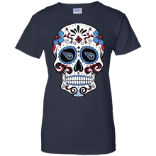 Load image into Gallery viewer, Tennessee Titans Sugar Skull T-Shirt For Women