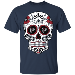 Atlanta Falcons Sugar Skull T - Shirt For Men