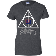 Load image into Gallery viewer, Deathly Hallows For New York Giants And Harry Potter Fans T-Shirt For Women