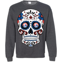 Load image into Gallery viewer, Montreal Expos Sugar Skull Sweatshirt