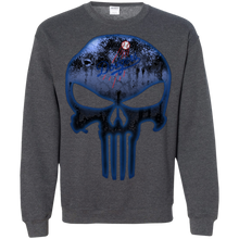 Load image into Gallery viewer, Los Angeles Dodgers Baseball The Punisher Skull Sweatshirt