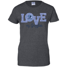 Load image into Gallery viewer, Glitter Love For Memphis Grizzlies Fans T-Shirt For Women