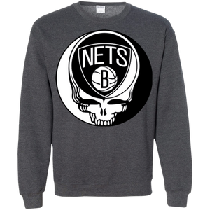 Brooklyn Nets Basketball Grateful Dead Steal Your Face Sweatshirt