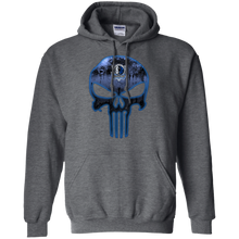 Load image into Gallery viewer, Dallas Mavericks Basketball The Punisher Skull Hoodie Shirt