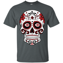 Load image into Gallery viewer, Cincinnati Reds Sugar Skull T - Shirt For Men