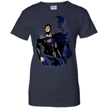 Load image into Gallery viewer, Superman Columbus Blue Jackets Shirt For Fans T-Shirt For Women