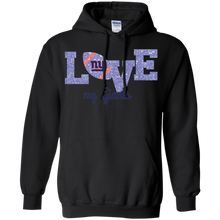 Load image into Gallery viewer, Glitter Love For New York Giants Fans Hoodie Shirt