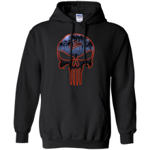 Load image into Gallery viewer, Baltimore Orioles Baseball The Punisher Skull Hoodie Shirt