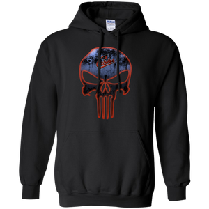 Baltimore Orioles Baseball The Punisher Skull Hoodie Shirt