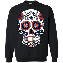 Load image into Gallery viewer, Chicago Cubs Sugar Skull Sweatshirt
