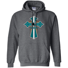 Load image into Gallery viewer, Cross Shirt For Jesus And San Jose Sharks Fans Hoodie Shirt